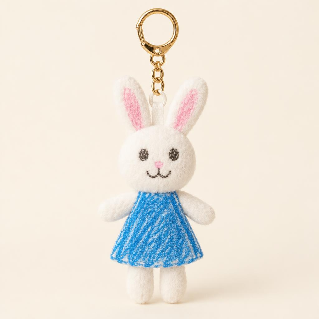 Rabbit Plush Charm